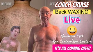 CONTENT CREATOR GETTING BACK WAXED LIVE @coachcruise