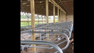 Update on heifer barn and we are renovating our pack barn!!!!