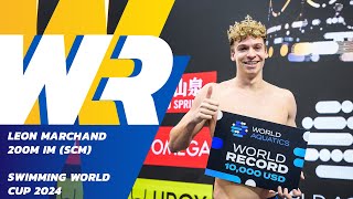 🇫🇷 Leon Marchand Smashes Ryan Lochte's Men's 200m Individual Medley World Record from 2012 🚀