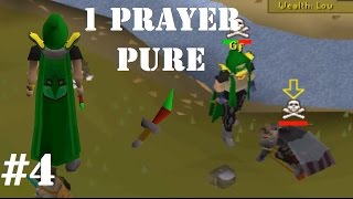 1 Prayer Low Level DDS Pking #4 - OSRS Bounty Hunter