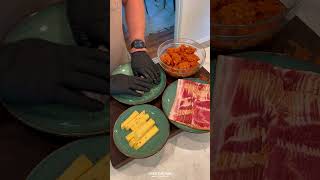 Bacon Wrapped Chorizo Dogs Recipe | Over The Fire Cooking by Derek Wolf