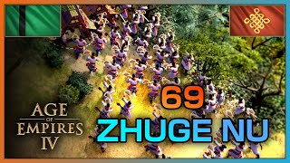 Delhi Sultanate attempts a Fast Castle against an Scary Army - Age of Empires IV