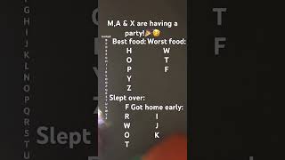 M A X are having a party