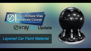 Creating Layered Car Paint Materials with #Vray 5