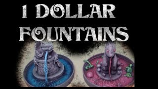 Make fountain Warhammer Terrain out of Trash 2018