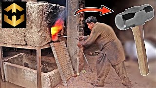 How to Heavy HAMMER Making through Hammer Machine  | Amazing Forging Hammer Process