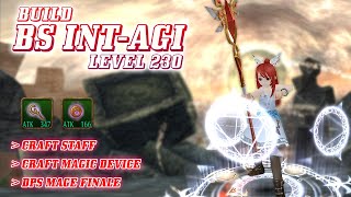 Build BS INT-AGI Semi DPS Mage Finale - Craft Staff & Magic Device