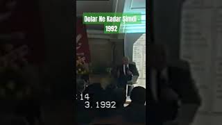 "Dolar Ne Kadar Şimdi? - 1992" Erbakan Hoca 1992 Kayseri #erbakan #refahpartisi #shorts