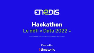 Hackathon Enedis - Le défi "Data 2022"