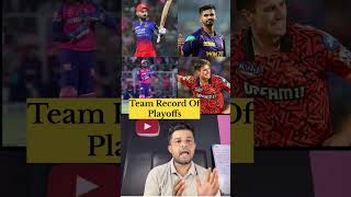 Playoffs Records Of All Qualified Teams #playoffs #qualifiers #ipl #ipl2024