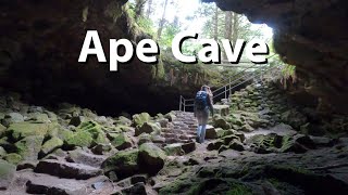 Exploring the Ape Caves - Lava Tubes at Mount St Helens