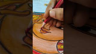 Kerala mural art |  Radha Krishna| #chaandbaaliyan #shorts