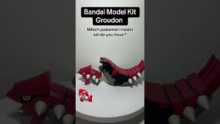 Pokemon Bandai model kit! Groudon! #pokemon #bandai #modelkit #toys #groudon #pokemoncommunity