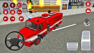 Real Fire Truck Driving Simulator - Fire Truck Games videos - Fire Truck for Kids - Android Gameplay