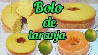 Como fazer bolo econômico de laranja com casca!Muito fácil de fazer!