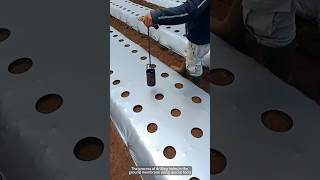 Plastic Mulch Hole Punching Process with Custom Tools-Good ideas and good tools can make work easy