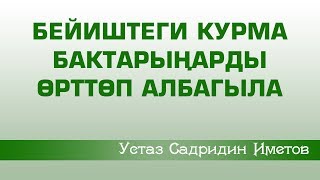 Бейиштеги курма бактарыңарды өрттөп албагыла