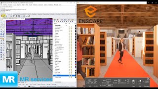 Enscape 2.9 render per Rhino - Lezione #17 #enscape3d #rhinoceros