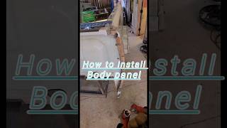 Diy- how to install new body panel #automobile