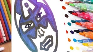 Iron-man Face||Avengers||Awesome Drawing Clips|| Drawing And Painting||ArtWork