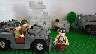 Lego WW2 Stopmotion Battle of a French farm.