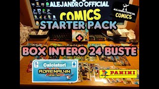 UNBOXED ADRENALYN 21/22 - BOX 24 BUSTE & STARTER PACK - PANINI