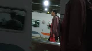 Detik detik kereta berhenti di stasiun #trending #shortvideo #youtubeshorts #train #keretaapi #solo