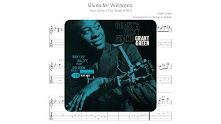 Grant Green | Blues for Willarene from Grant's First Stand (1961) - Transcription w/ TABs