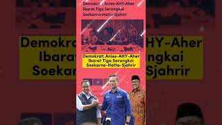 ANIES-AHY-AHER IBARAT SOEKARNO - HATTA - SJAHRIR