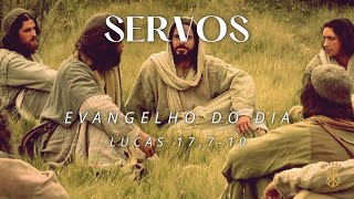 EVANGELHO DO DIA 12/11/2024 - LUCAS 17,7-10 - SERVOS