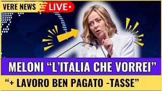 MELONI Promette‼️ 🥰 Più LAVORO e SALARI in Crescita: L'Italia dei Sogni Presentata a Confindustria