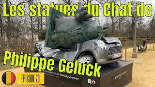 #20 - Belgique : A la découverte des statues du CHAT de GELUCK dans le Parc Royal de Bruxelles