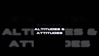 Who’s ready for a new episode? Altitudes & Attitudes dropping at 4pm TONIGHT. #embracethegrind