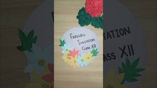 farewell invitation card, subscribe for more #handmade #trending #viral #diy #naat