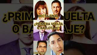 Recta Final para las elecciones en Argentina ¿QUIEN VA A GANAR? ¿PRIMERA VUELTA O BALOTAJE? 🚀🚀