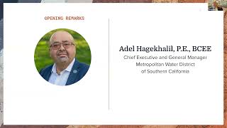 2nd Los Angeles Urban Soil Symposium - Opening Remarks - Adel Hagekhalil