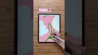 Procreate tutorial💜 #art #create #easyart #procreate #shorts #trending #fyp #arttutorial #foryou