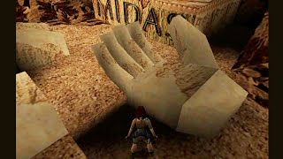 The iconic death of Tomb Raider! Hand of Midas death scene. Tomb Raider I