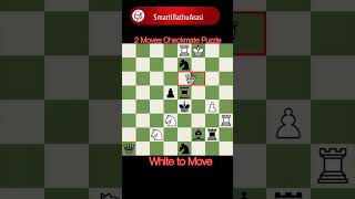 2 moves checkmate puzzle #chess #rapid #blitz #checkmate #chessgame #chesstraps #chesstricks #shorts