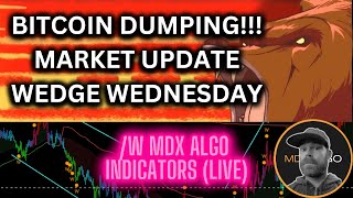 BITCOIN DUMPING 📉 MARKET UPDATE + SCALP STRATEGIES /w MDX Algo INDICATORS (Crypto Price Predictions)