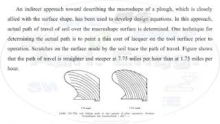 MOULD BOARD PLOUGH SURFACES