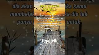 Ibnu Qayyim berkata : Dunia ini ibarat bayangan ! #shorts #quotesislami #katakatabijakislami