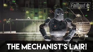 Fallout 4 - Mechanist's Lair Overview!! (Automatron Awesome Settlement)