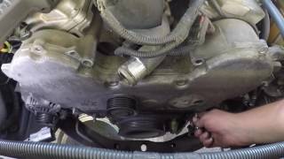 Replacing a Timing Belt and Water Pump on a 2005 Dodge Magnum 3.5L Chrysler 6 cylinder.