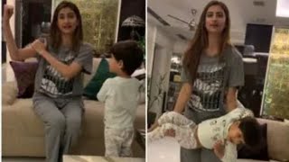 VIDEO: Shweta Tiwari's daughter Palak revealed the easy way to workout during lockdown