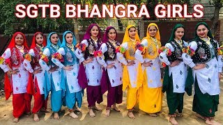 Bindrakhia Tribute by SGTB Bhangra Girls |Bhangra | Punjabi | Bhangra by Girls