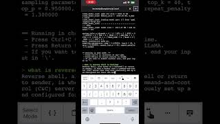 Run a fast offline ChatGPT-like model locally on your device #shorts  #hacker #hacking #raspberrypi