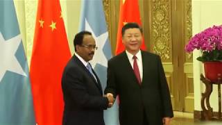 Kulankii Madaxwayne Farmaajo iyo Madaxwaynaha Shiinaha Xi Jinping