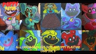 Poppy playtime chapter 3 - All Cardboard Cutouts in poppy playtime chapter 3