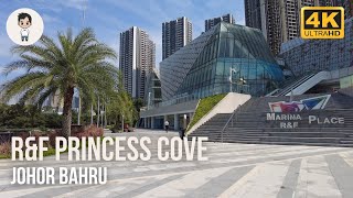 Morning Walk In R&F Princess Cove | Zarith Sofiah Opera House | JB Malaysia | Walking Tour 2022 [4K]